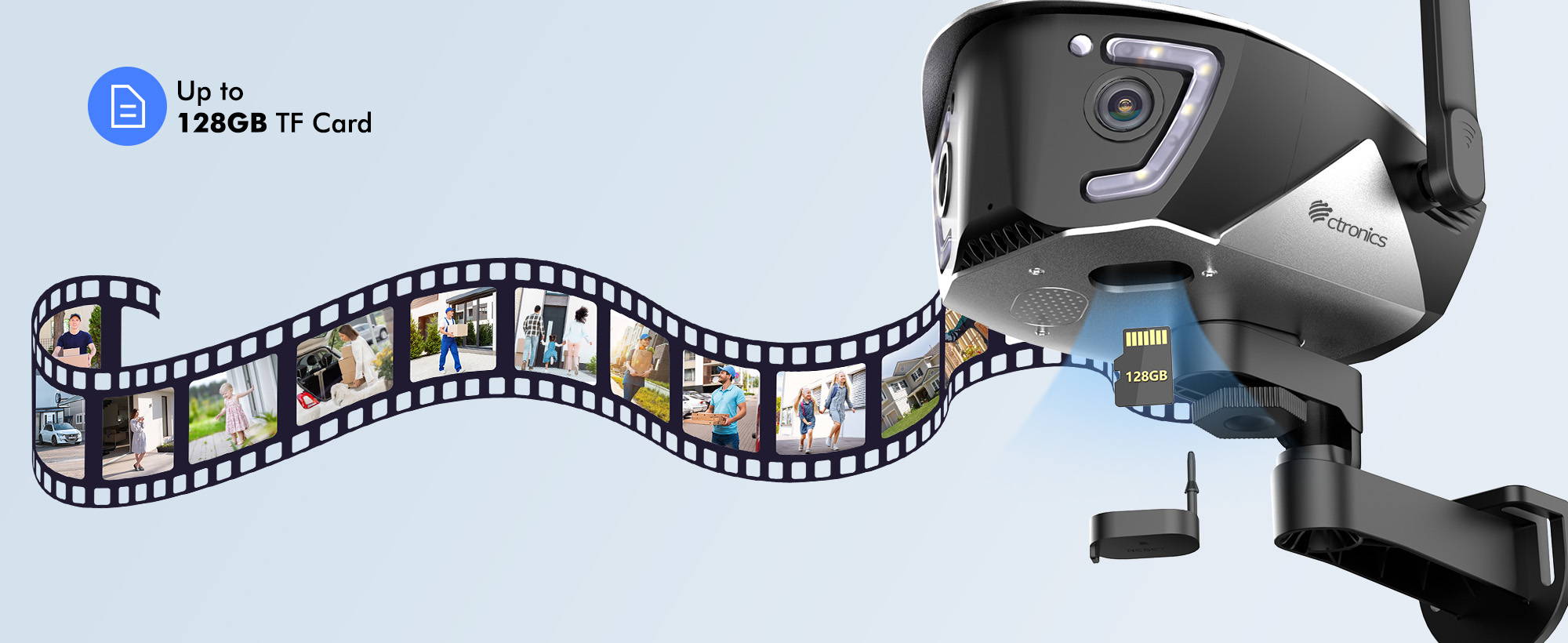 防犯カメラ 屋外 360° Ctronics 770-W 770C どちらか 防犯カメラ 屋外 360° Ctronics 770-W 770C どちらか（Ctronics